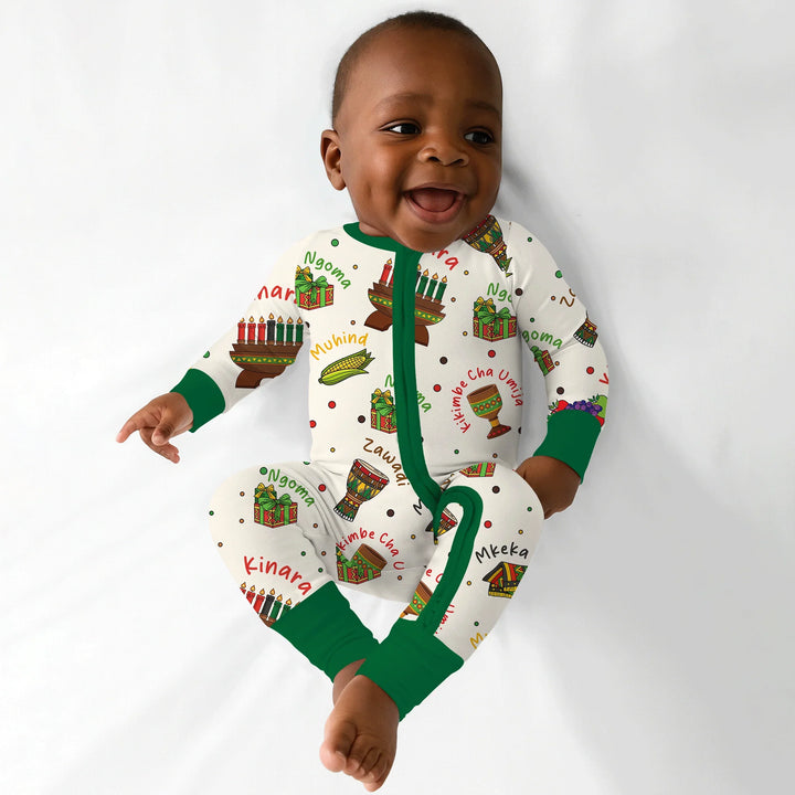 Happy Kwanzaa Family Matching Convertible Zippy