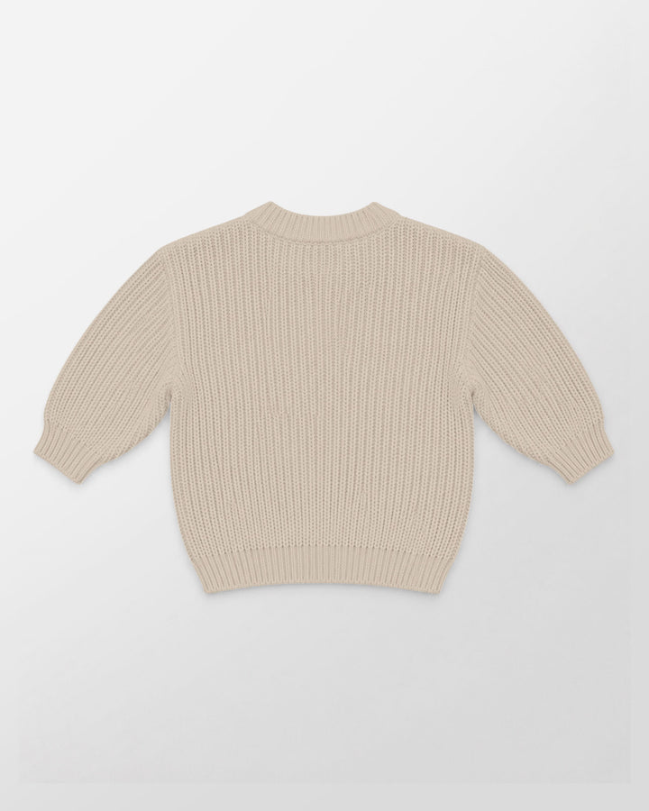 Embroidered Baby Name Bamboo Knit Sweater Bubble