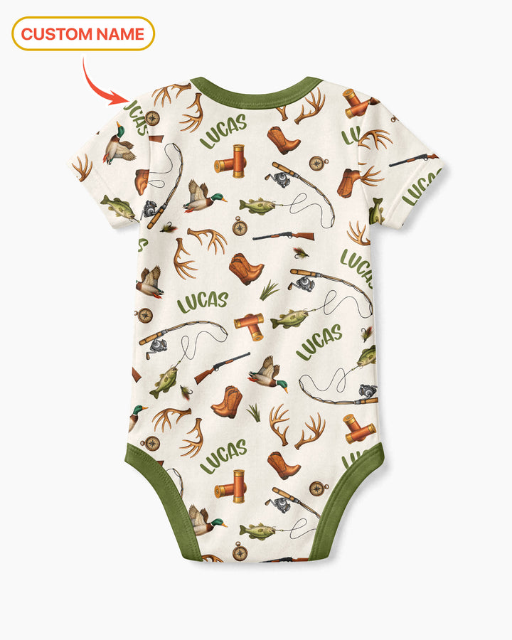 So God Made A Southern Boy Custom Name Bamboo Bodysuit