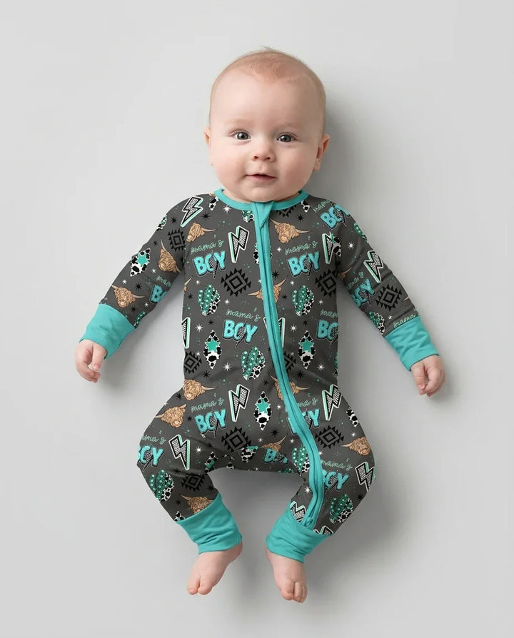 Western Mama & Me Matching  Bamboo Convertible Zippy