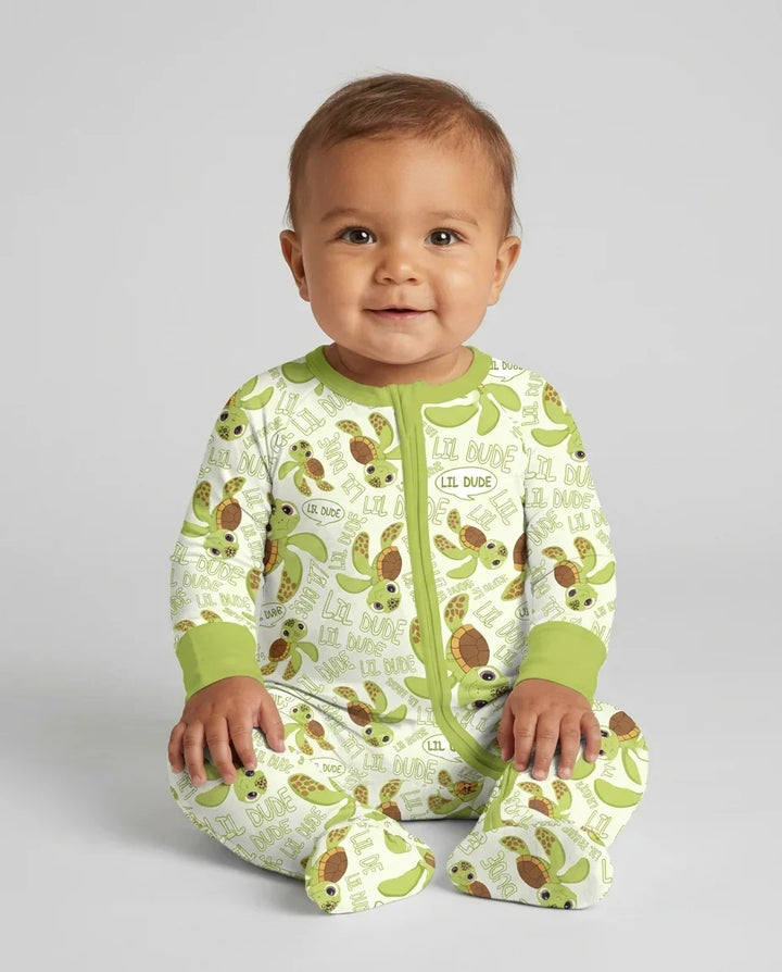 Father and Son Turtle Bamboo Convertible Zippy