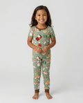 Zweiteiliges, kurzärmliges Pyjama-Set mit Marienkäfern