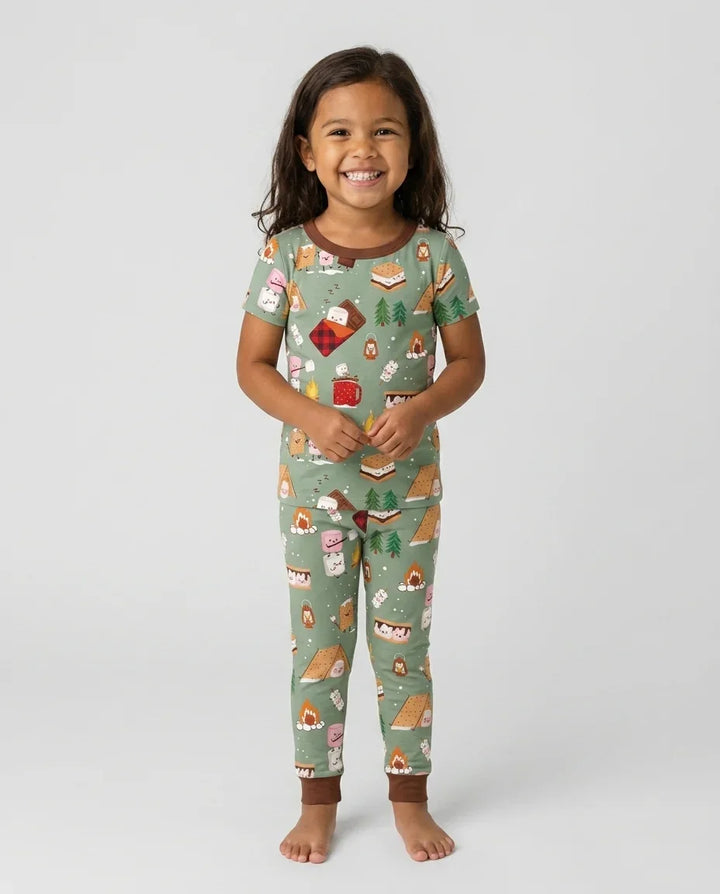 Campfire Bamboo Two Piece Short Sleeve Pajama Set