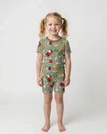 Campfire Bamboo Two Piece Short Sleeve Shorts Pajama Set