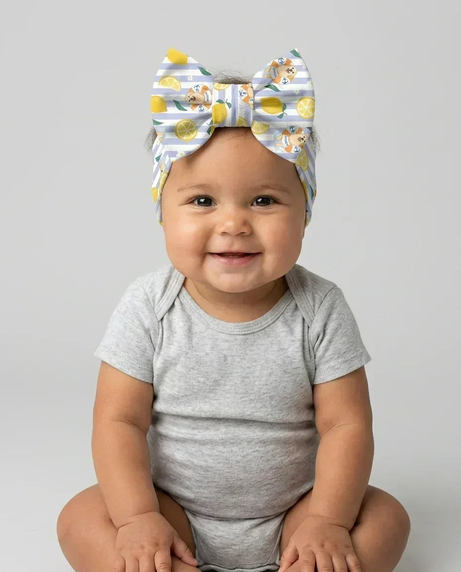 Custom Image Summer Lemon Headband