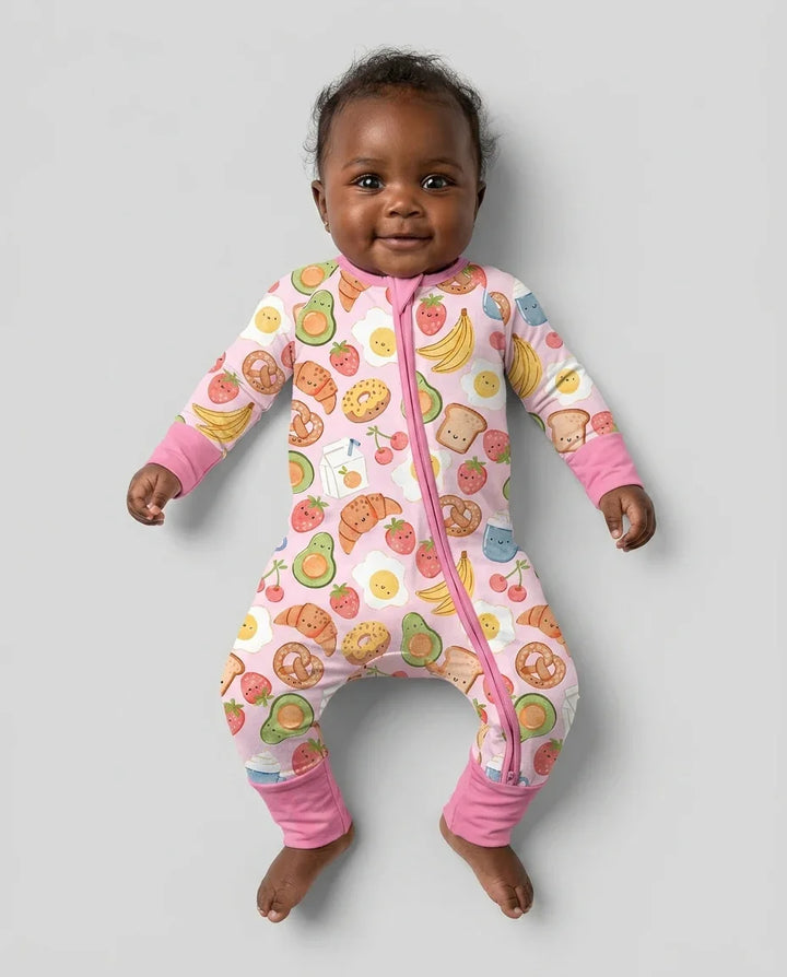 Breakfast Buddies Family Matching Bamboo Convertible Zippy