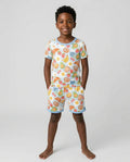 Breakfast Buddies Family Matching Bamboo Two Piece Short Sleeve Shorts Pajama Set