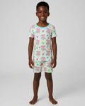 Turtley Over It Family Matching Bamboo Two Piece Short Sleeve Shorts Pajama Set