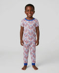 Patriotic Eagle Bamboo Two Piece Short Sleeve Pajama Set