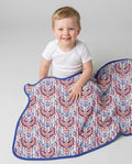 Patriotic Eagle Bamboo Blanket