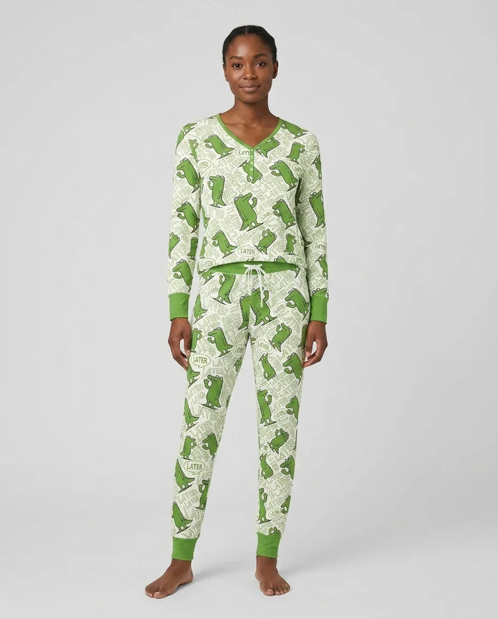 Vorlage Bambus Damen Pyjama Set