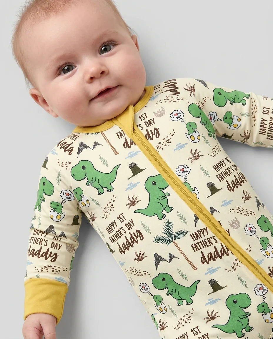 Gerippte Babykleidung mit individuellem Foto - Weich &amp; Skizzenhaft