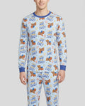 I Have A Hero Daddy & Me Matching Bamboo Men's Pajama Set