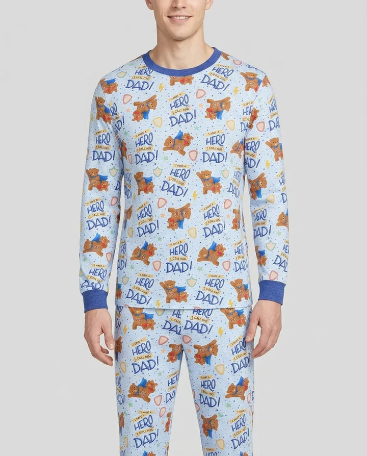 plantilla Conjunto de Pijama de Bambú para Hombre