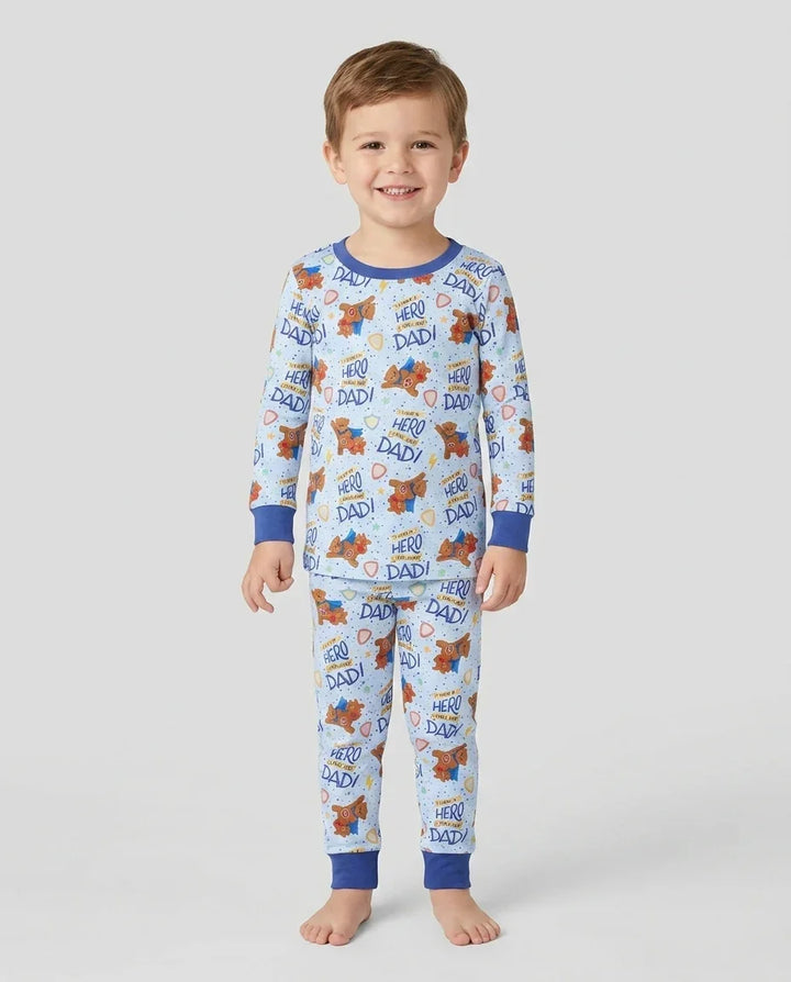 Conjunto de pijama de dos piezas de bambú de manga larga