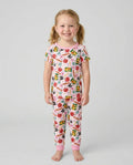 Little Learner Bamboo Two Piece Short Sleeve Pajama Set