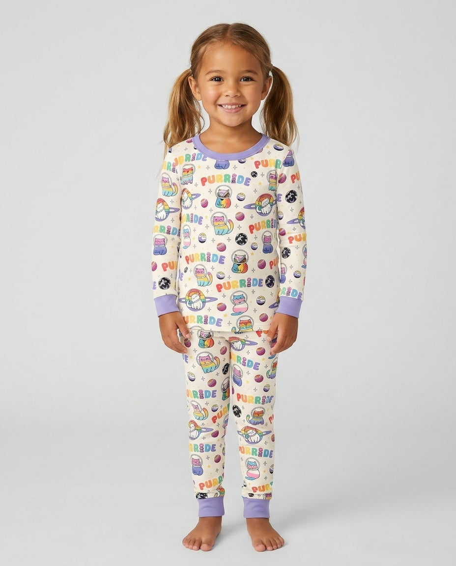 Conjunto de pijama de dos piezas de bambú de manga larga