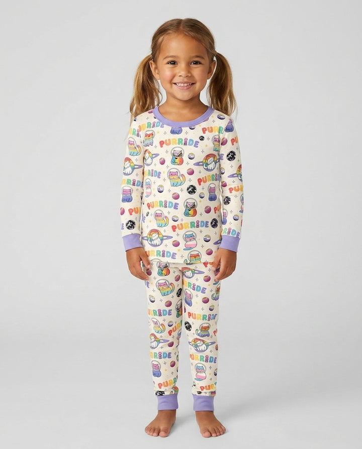 Conjunto de pijama de dos piezas de bambú de manga larga