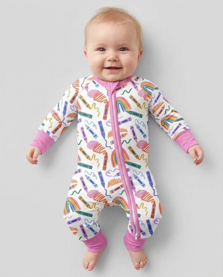 Crayon Chaos  Bamboo Convertible Zippy
