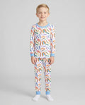 Crayon Chaos Bamboo Two Piece Long Sleeve Pajama Set