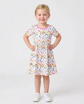 Crayon Chaos Bamboo Twirl Dress