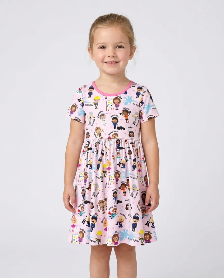 Vorlage Bambus Twirl Kleid