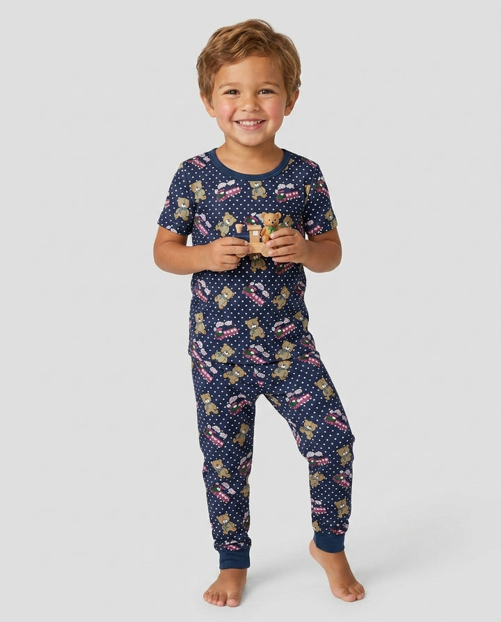 Huntrix Choo Choo Bamboo Two Piece Short Sleeve Pajama Set