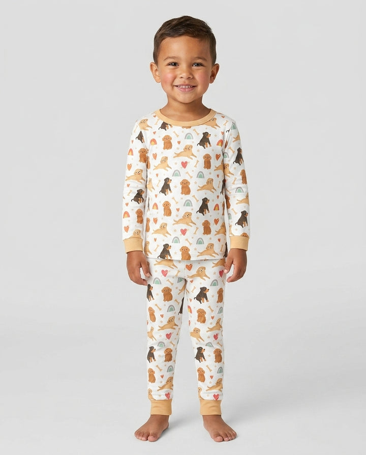 Brown Dogs Bamboo Two Piece Pajama Set