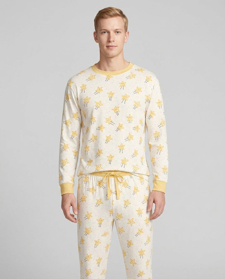 plantilla Conjunto de Pijama de Bambú para Hombre