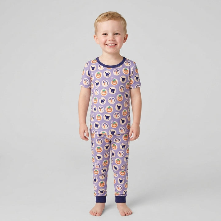 Zweiteiliges, kurzärmliges Pyjama-Set mit Marienkäfern