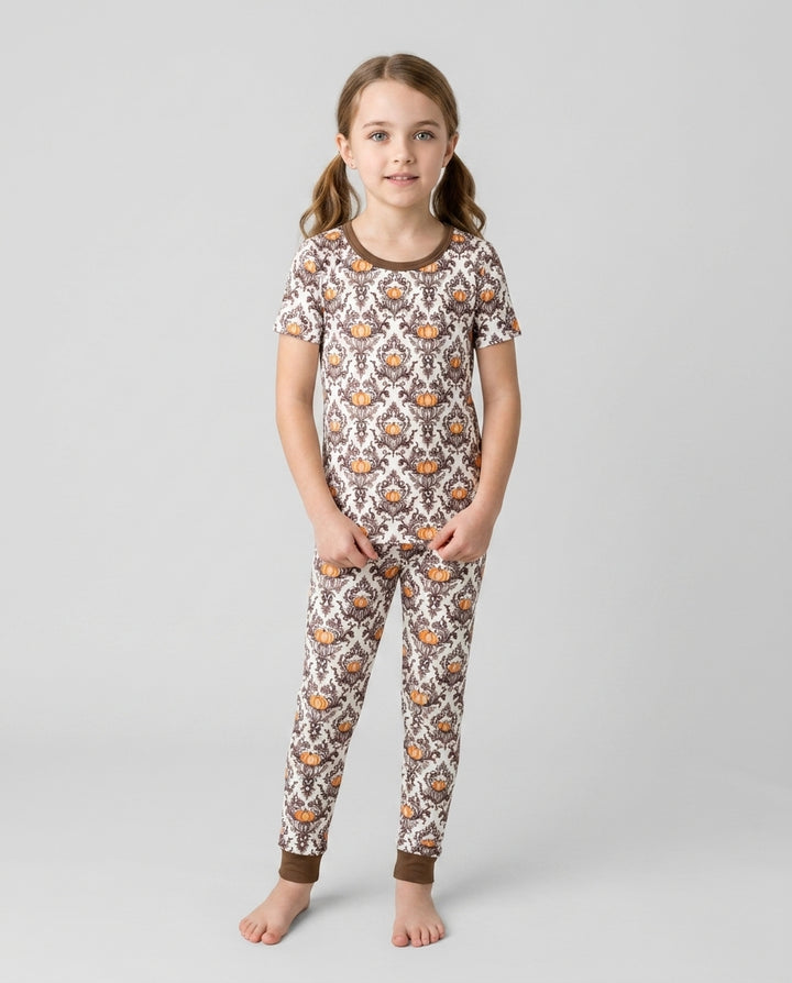 Zweiteiliges, kurzärmliges Pyjama-Set mit Marienkäfern