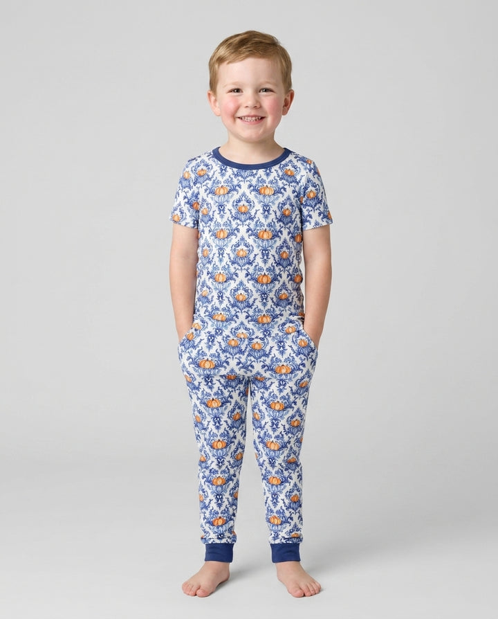 Zweiteiliges, kurzärmliges Pyjama-Set mit Marienkäfern