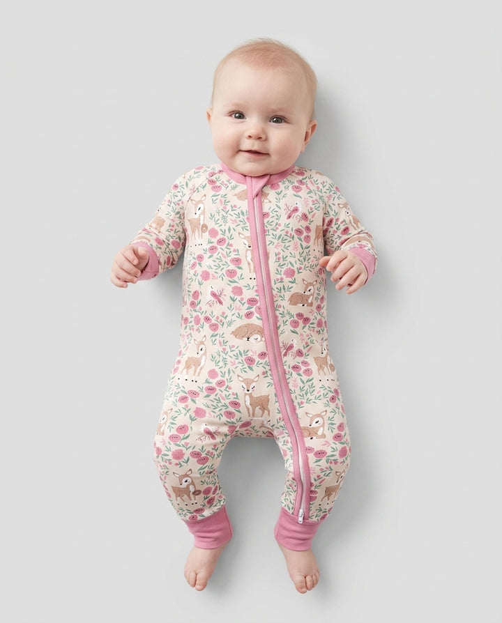Little Deer Meadow Bamboo Convertible Zippy
