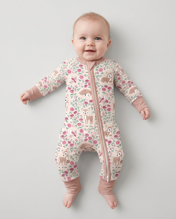 Little Deer Meadow Bamboo Convertible Zippy