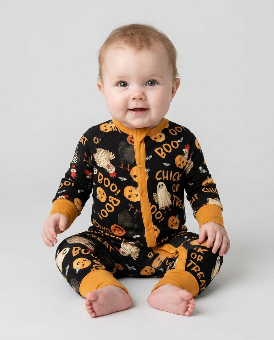 Halloween Chick or Treat Bamboo Convertible Zippy