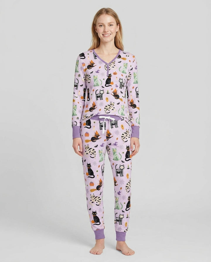 Vorlage Bambus Damen Pyjama Set