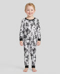 Gothic Halloween Chinoiserie Bamboo Two Piece Long Sleeve Pajama Set