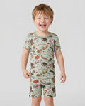 Love the Unloved Bamboo Two Piece Short Sleeve Shorts Pajama Set