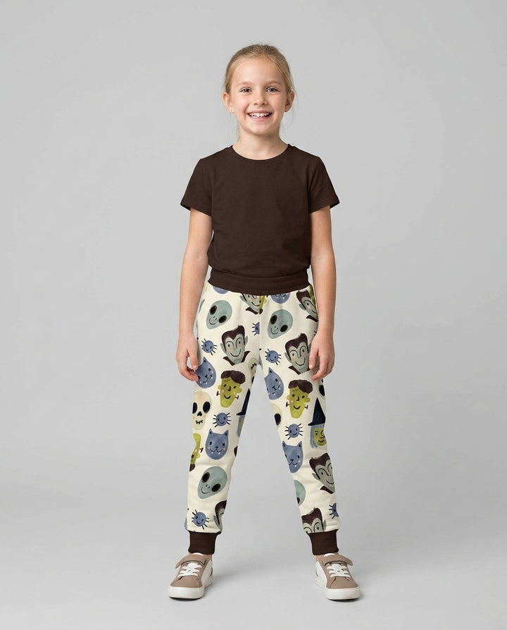 Halloween Face Bamboo Jogger