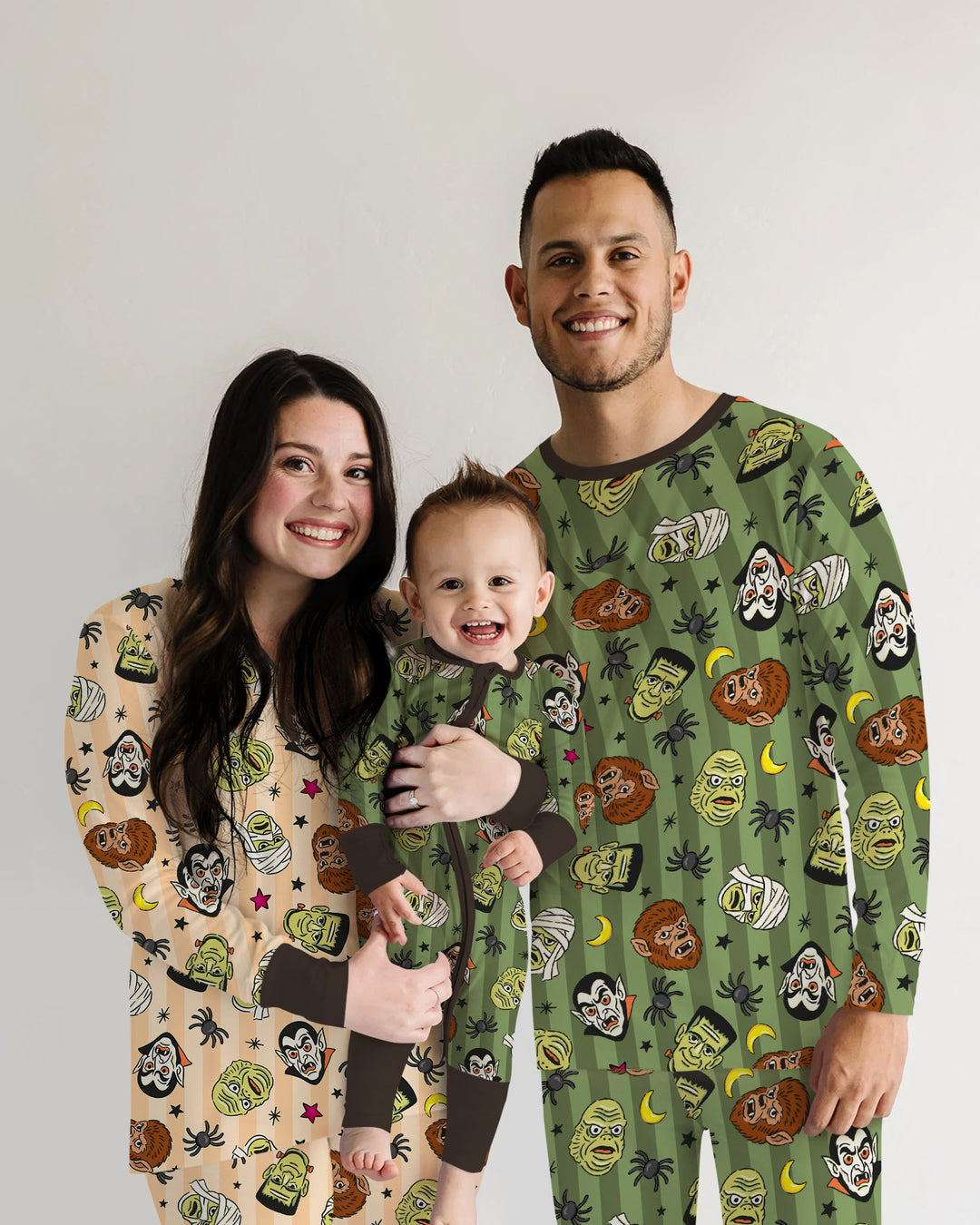Creepy Crew Family Matching Bamboo Convertible Zippy