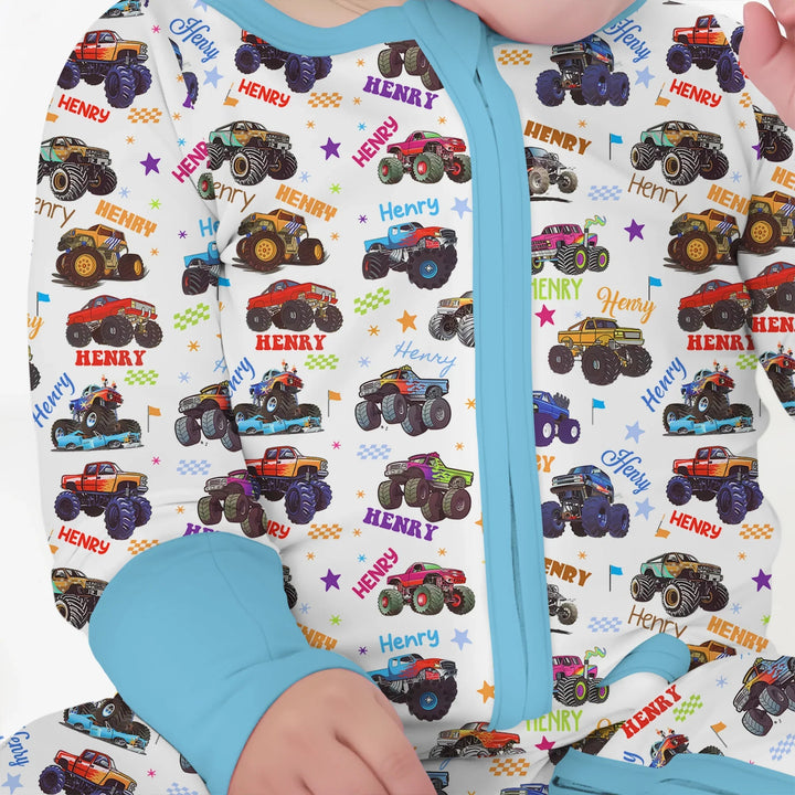 Monster Truck Custom Name Convertible Zippy - Zumbamboo