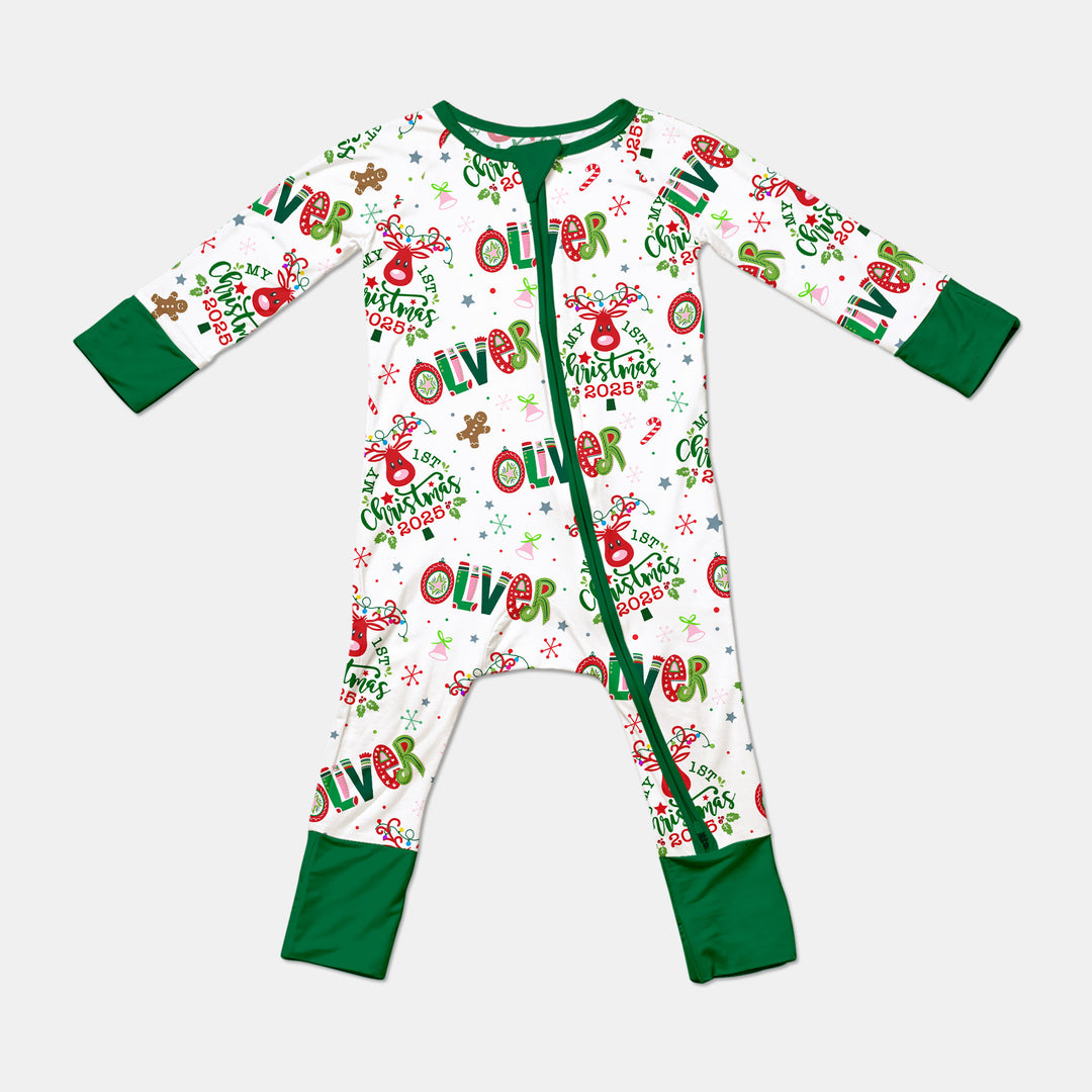 Custome Name "Whimsical Little Green" Convertible Zippy