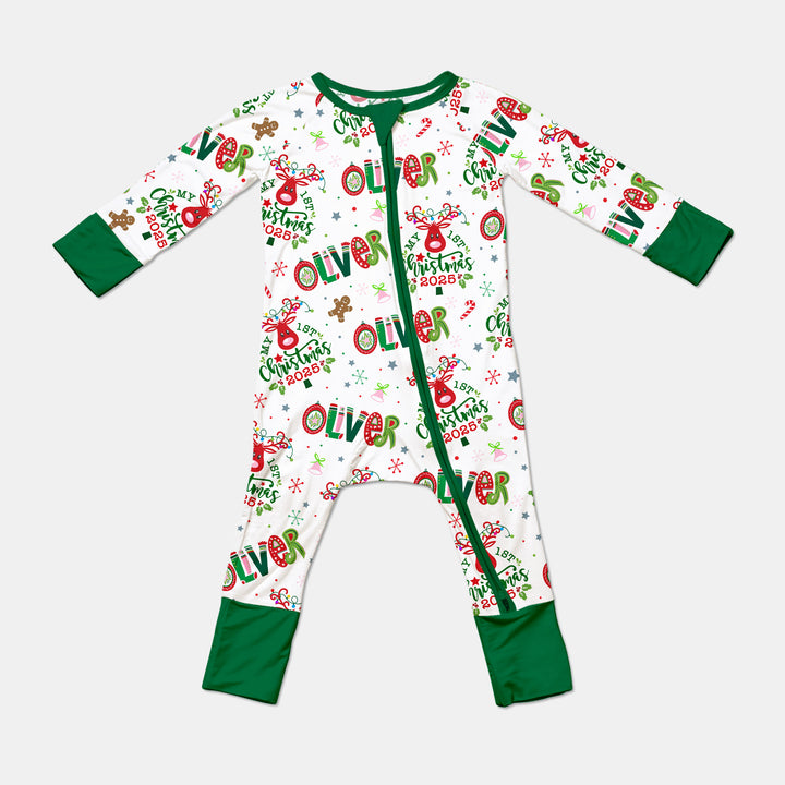 Custome Name "Whimsical Little Green" Convertible Zippy