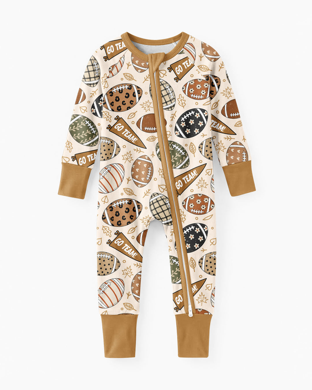 Football Fall Bamboo Convertible Zippy