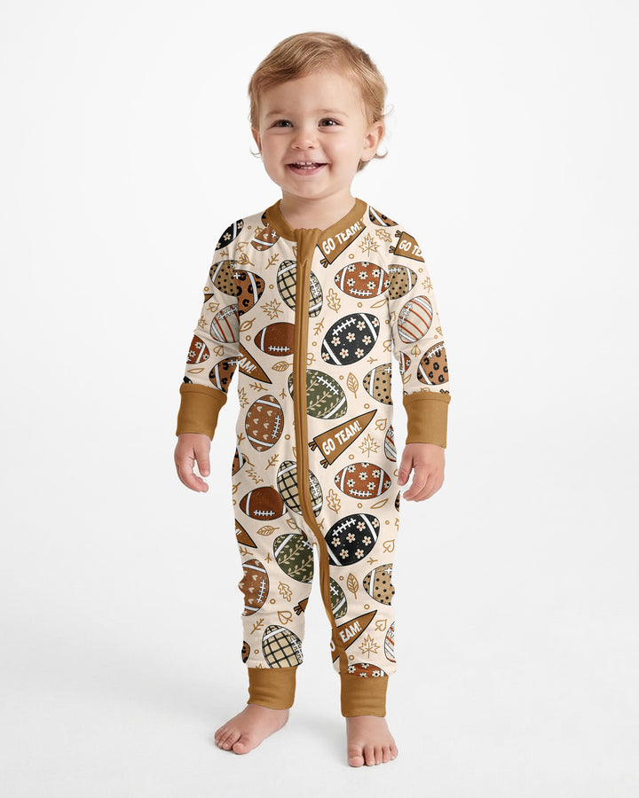 Football Fall Bamboo Convertible Zippy