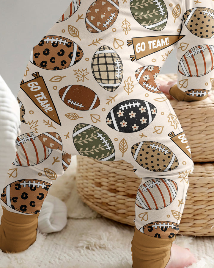 Football Fall Bamboo Convertible Zippy