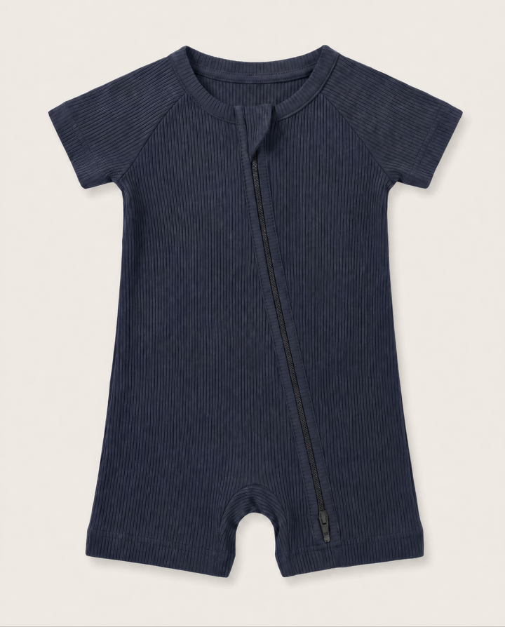 Ribbed Bamboo Shorty Zippy