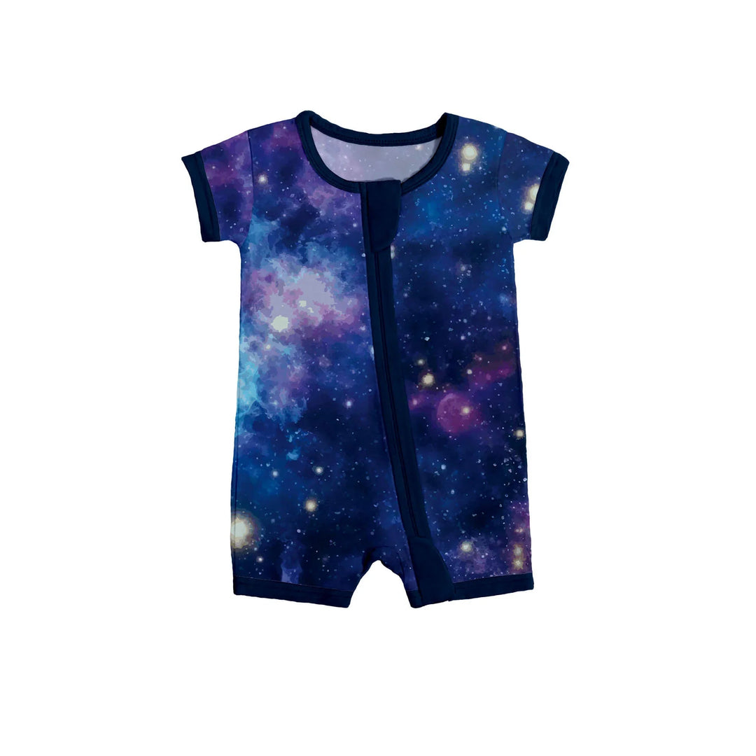 Nebula Shorty Zippered Romper - Zumbamboo