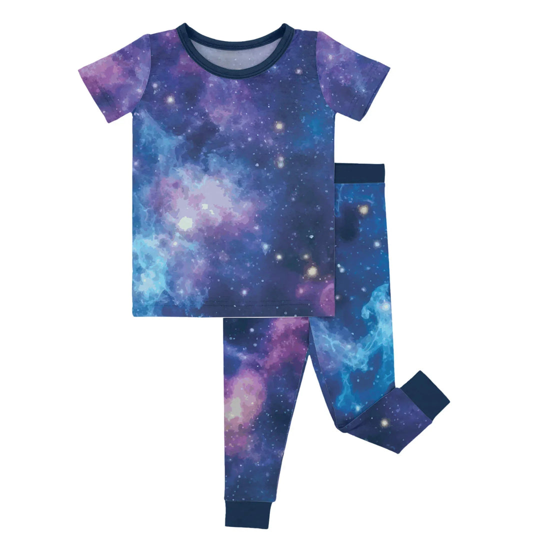 Nebula Two Piece Short Sleeve Pajama Set - Zumbamboo
