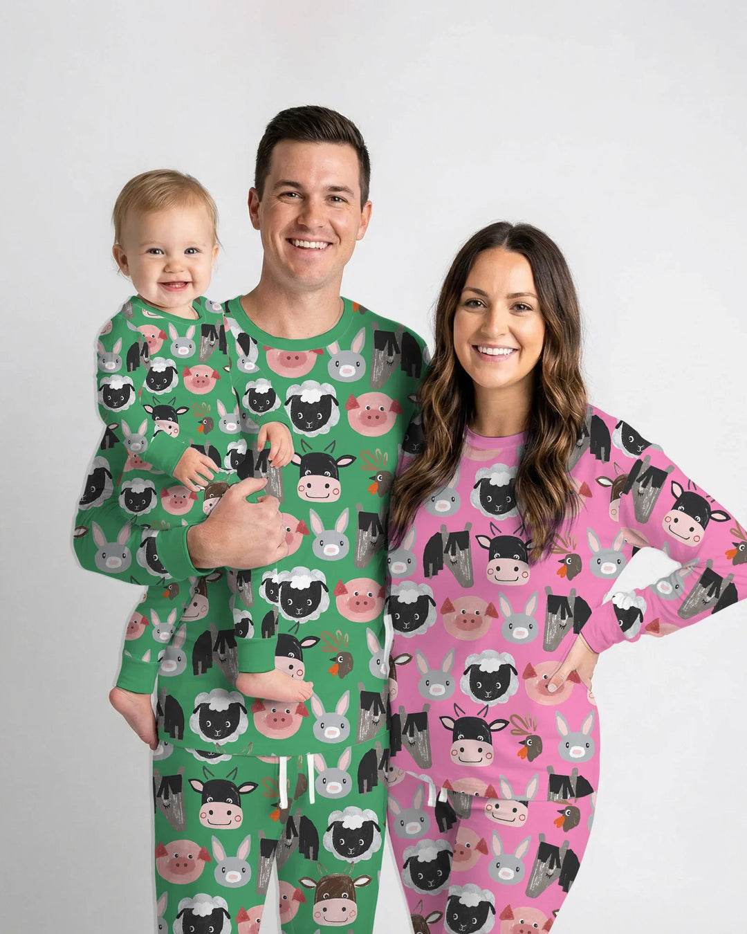 Farm Friends Family Matching Bamboo Men's Pajama Set